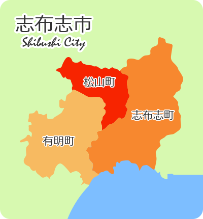 志布志市内の地図