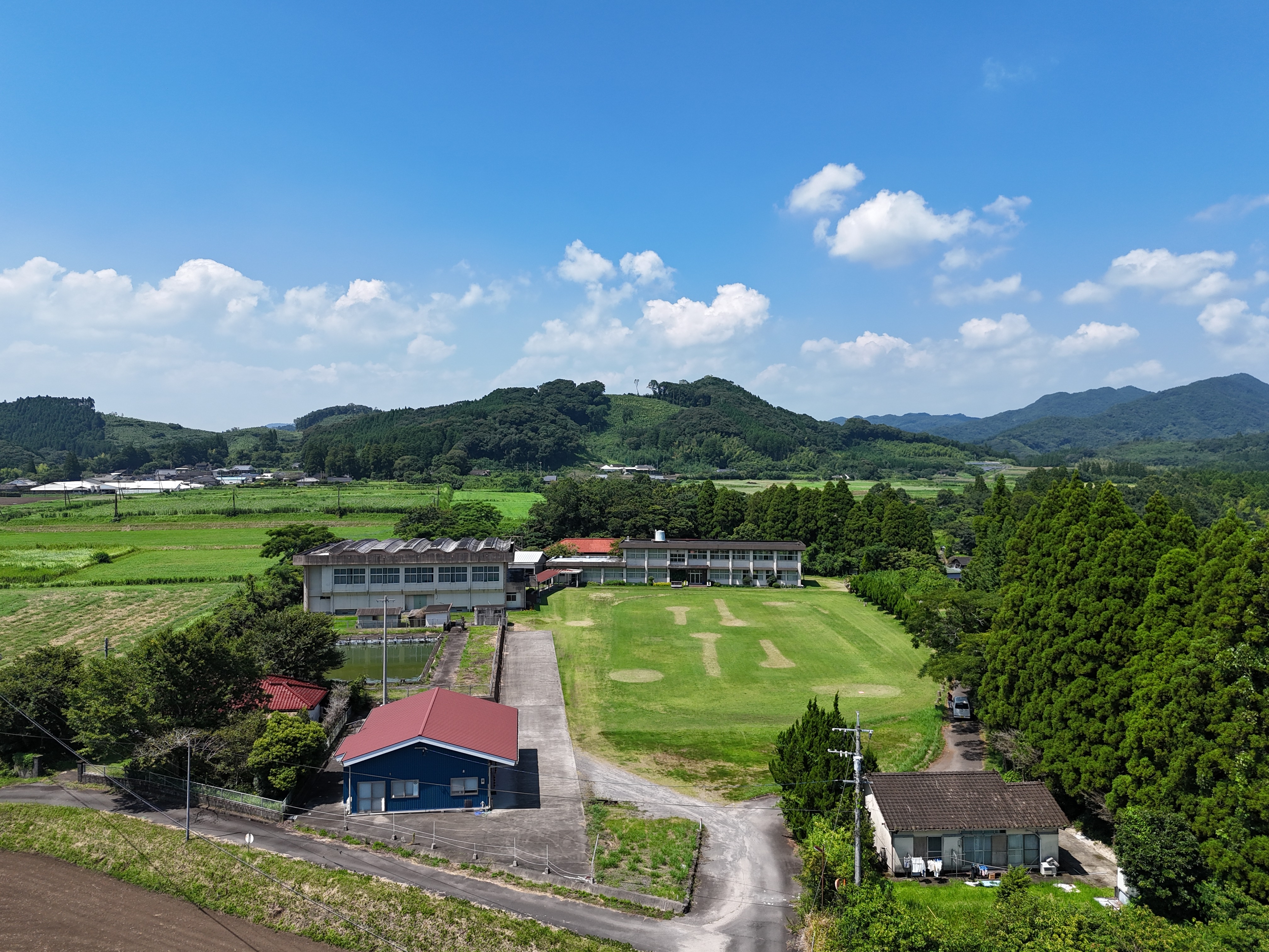 出水中学校跡地写真