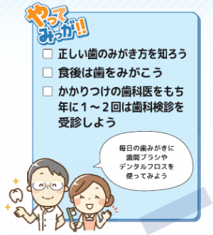 見直してみっが！歯の磨き方