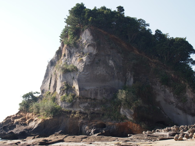 志布志市夏井海岸の火砕流堆積物