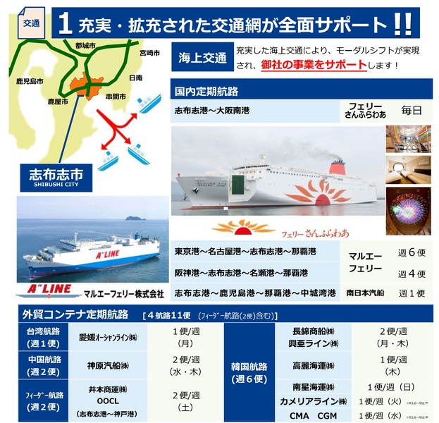 1 充実・拡充された交通網が全面サポート（1）