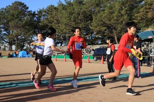 ジョガー駅伝大会（小学生の部）中継所