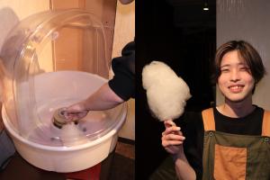 綿菓子を作ることもできます