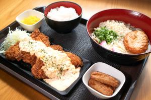 うどん定食の写真