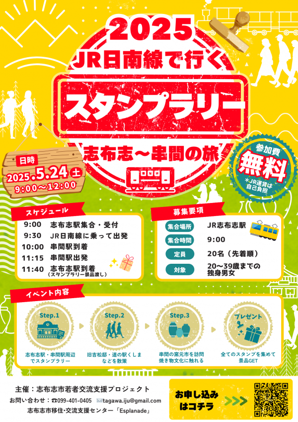 JR日南線で行くスタンプラリー