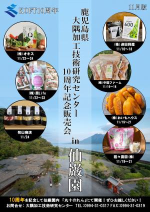 仙巌園販売会ポスター(11月)