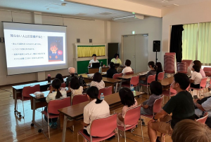 ネットリテラシー講座の様子